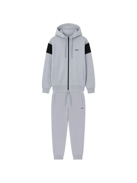 BOSS logo-print tracksuit Grey 50569918