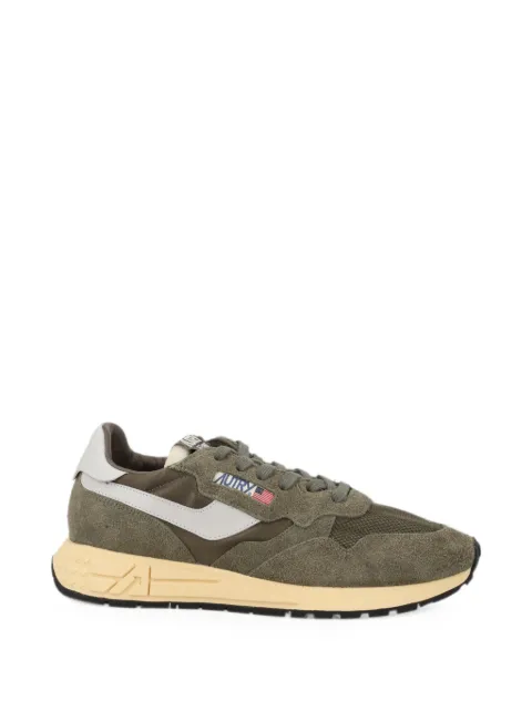 Autry panelled suede sneakers Green WWLMUT52