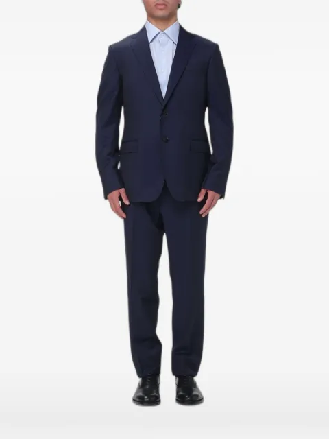 Zegna single-breasted suit Blue 28QCGN31770