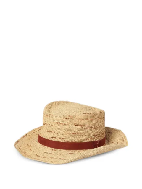 Borsalino Indiana raffia hat Neutrals 140038A6F1