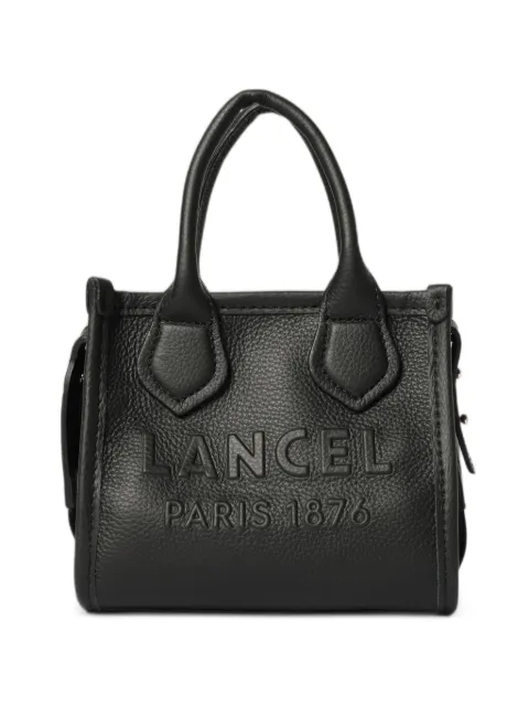 Lancel Jour grained leather shoulder bag Black A1407810