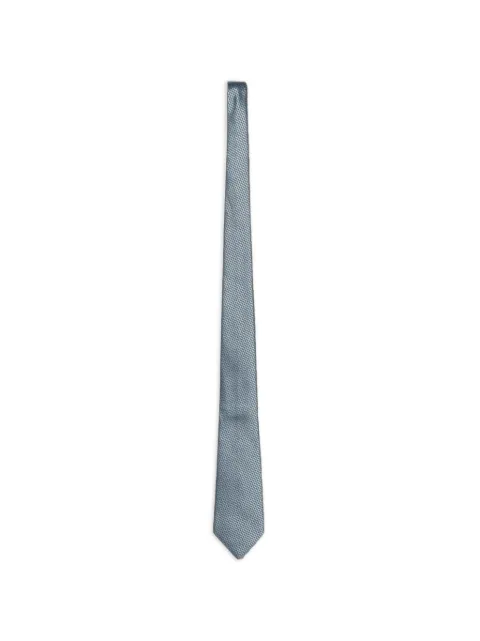 Zegna jacquard-woven tie Blue Z3C40TA31PB