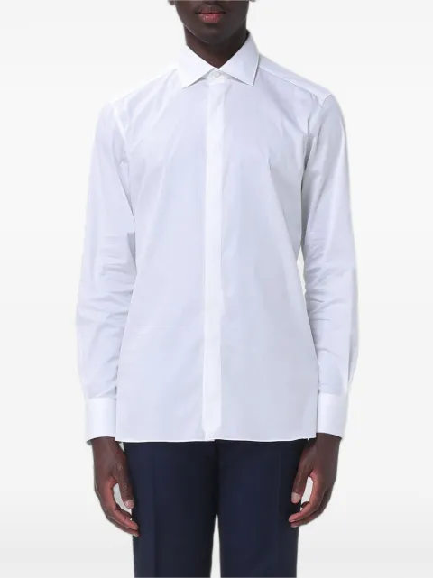 Zegna stretch-popeline shirt White 9MFCMT301350A3