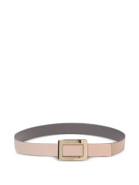 Roger Vivier Belle Vivier reversible leather belt Grey RCWC0343100XMA