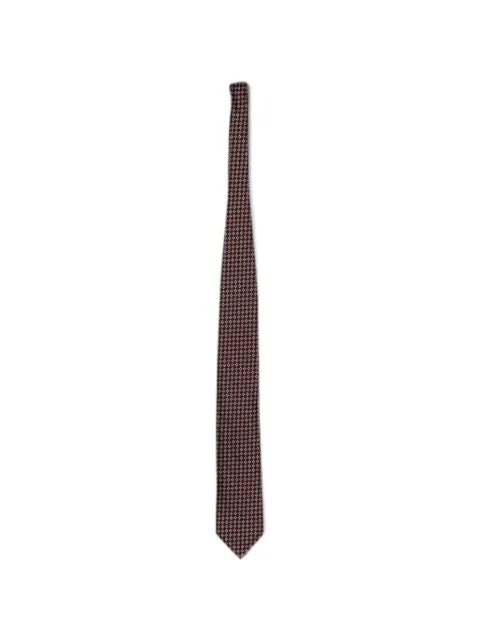 Zegna jacquard-silk tie Red 1P8Z3C47TA3BU1