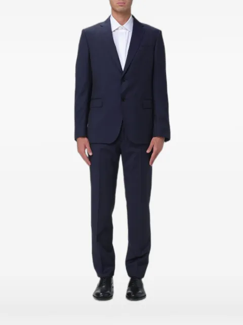 Zegna pinstripe single-breasted suit Blue 28QCGN322718A37