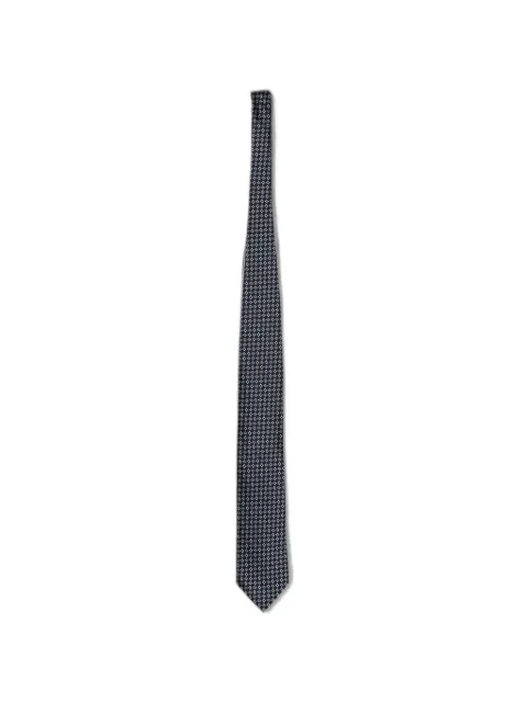 Zegna jacquard-woven silk tie Blue 1P8Z3C47TA3