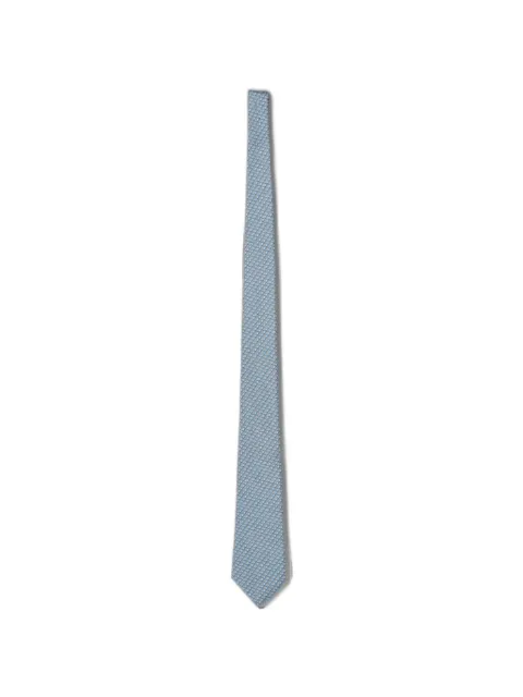 Zegna patterned silk tie Blue 1PBZ3W00TA3BL3