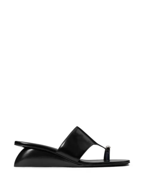 Tory Burch Pierced wedge sandals Black 183593