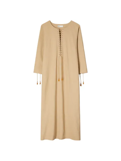 Tory Burch linen caftan Neutrals 178913