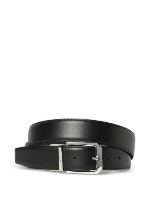 Zegna reversible leather belt Black B011PZLHVICNTM