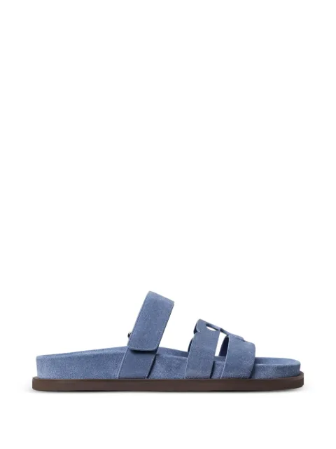Tory Burch Ines Sport suede flat sandals Blue 163481