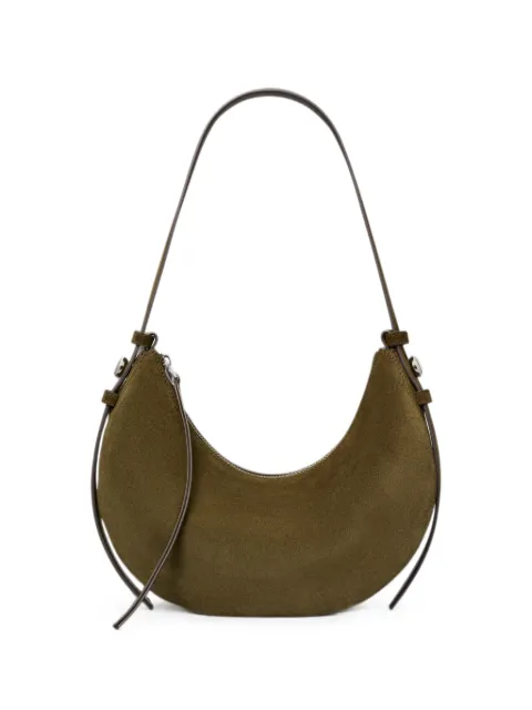 Tory Burch Romy suede half moon bag Green 182886