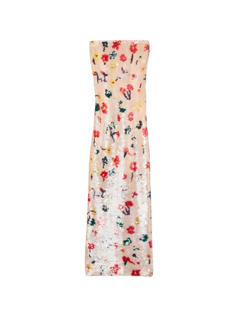 Tory Burch strapless sequin dress Pink 182070
