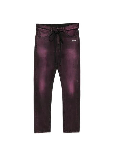 Off-White slim dart jeans Pink OMYA011F181660042800