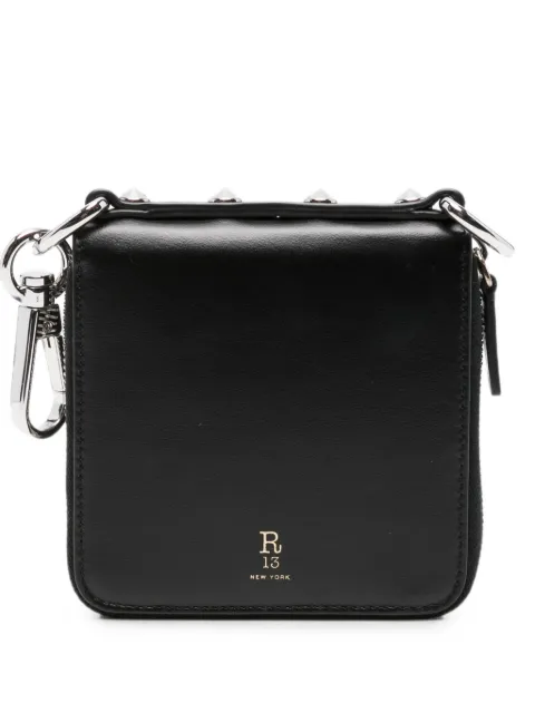 R13 studded zip-around wallet Black R13WA064