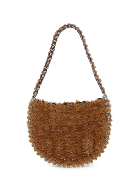 Rabanne chain-strap shoulder bag Brown 26ASS0566LMB110
