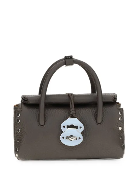 Zanellato baby Dotta stud-embellished tote bag Brown 0687501120000