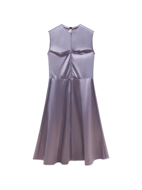 Marni satin-finish sleeveless dress Purple ABMA1594A1UTVA74