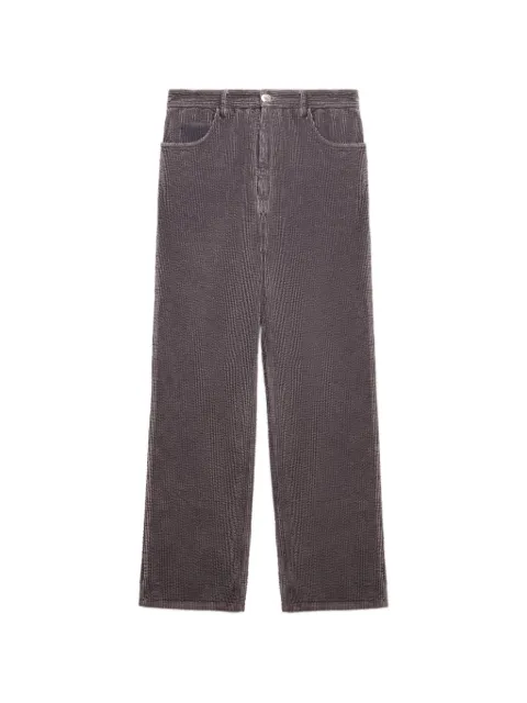 Marni grey corduroy flared trousers Grey PUMU0354G0USCZ28