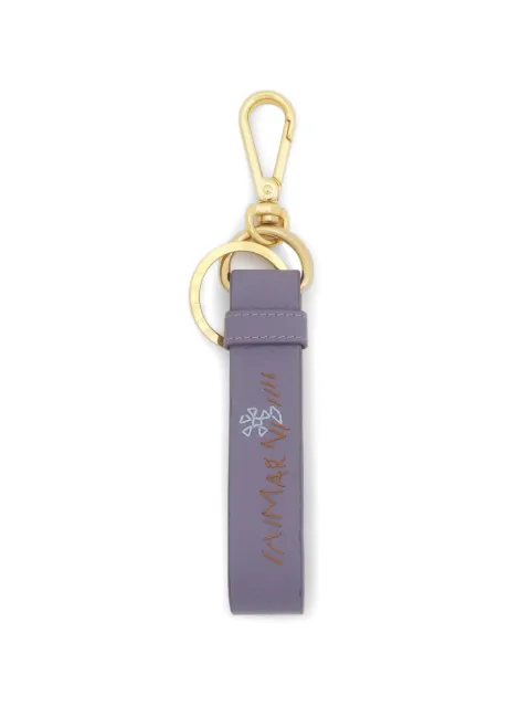 Marni purple leather keyring with Marni Mending Purple PCMO0030A2P6533