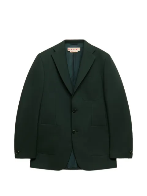 Marni deep-green techno-fabric jacket Green GUMU0161U1UTP816