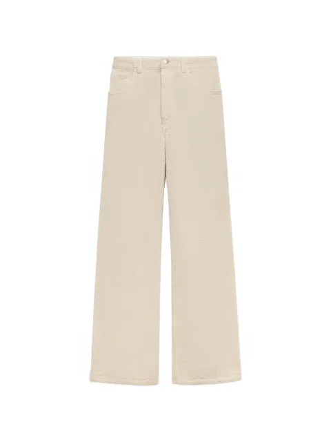 Marni corduroy flared trousers Neutrals PAMA0657G0USCZ28