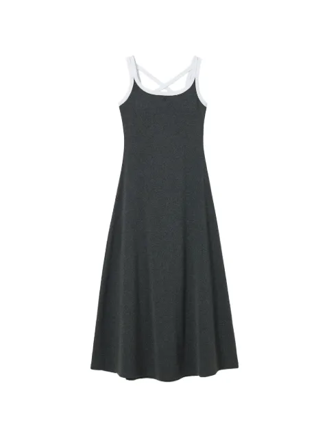 b+ab criss-cross strap midi dress Grey 6U684AS
