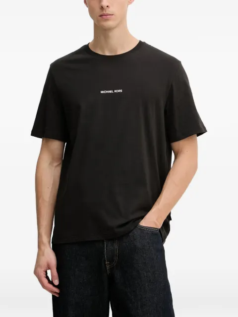 Michael Kors graphic logo cotton T-shirt Black CR652VEFV4