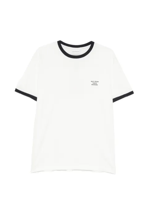 Drôle De Monsieur logo-print T-shirt White PERMTS339CO311