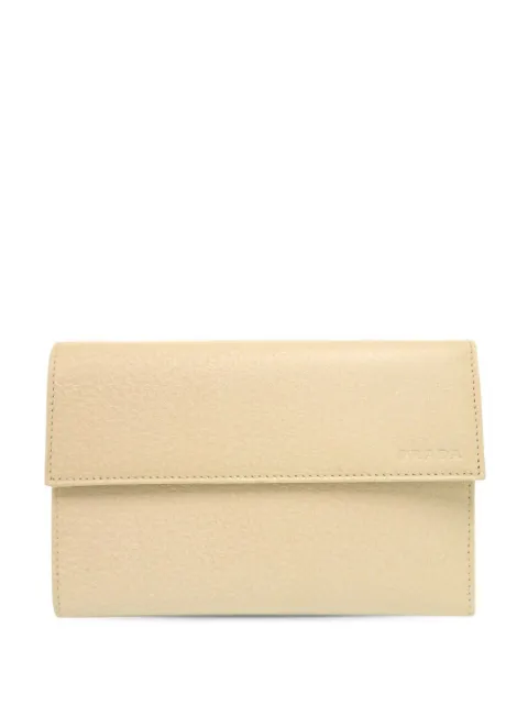 Prada Pre-Owned 2010-2026 Cinghiale Trifold Wallet small wallets Neutrals VVPJZE428BND5D6X