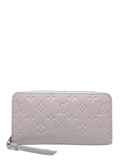 Louis Vuitton Pre-Owned 2021-2026 Monogram Empreinte Zippy Wallet long wallets Grey OFHWIT4DUDCCBOTP