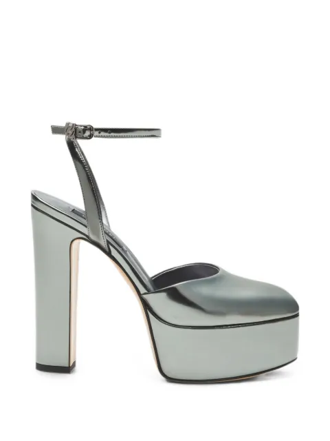 Casadei Patty Platform Interstellar sandals Silver 1G688C1301INTER