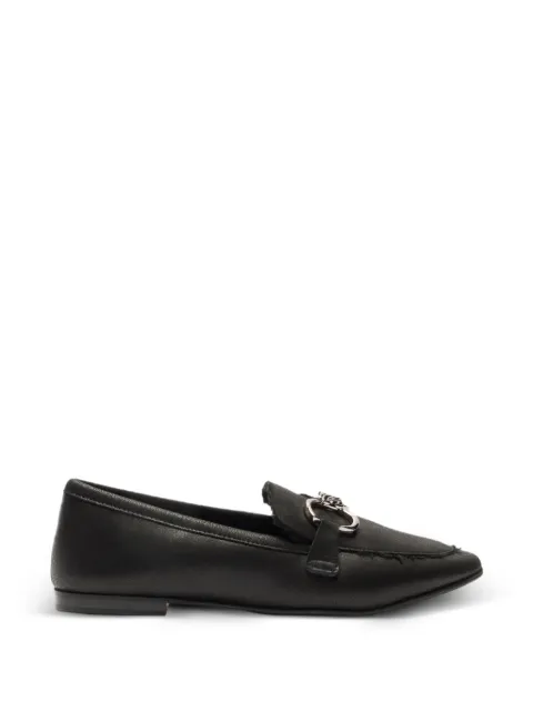 Casadei Bufaland chain-detail loafers Black 1D298A0111C3106
