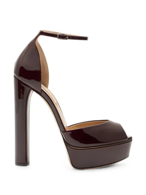 Casadei Flora patent leather sandals Red 1L287Y1401TIFFA