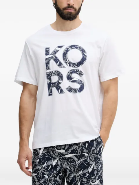 Michael Kors logo-print T-shirt White CS652ZDFV4