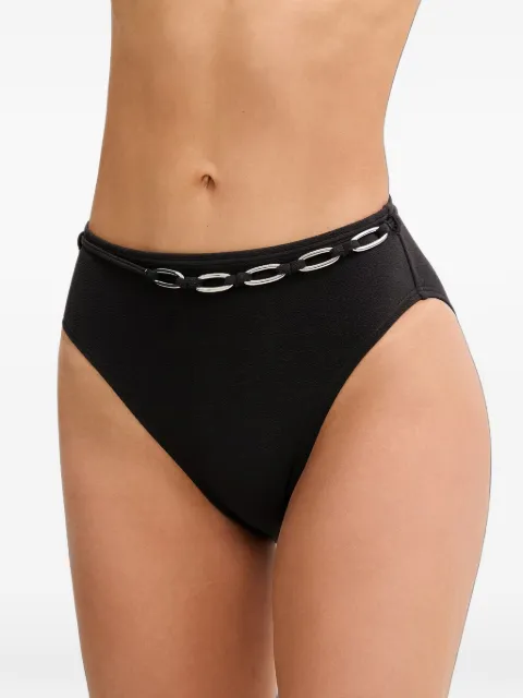 Michael Michael Kors chain-link bikini bottoms Black MM06310