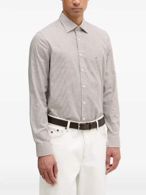 Michael Kors monogram-print shirt Brown MK0DS01652