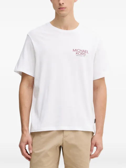 Michael Kors printed cotton T-shirt White CR652YHFV4
