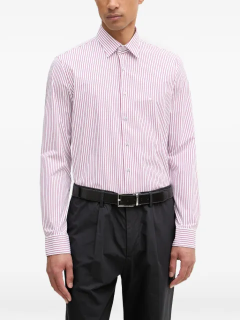 Michael Kors vertical-stripe long-sleeve shirt White MK0DS01673