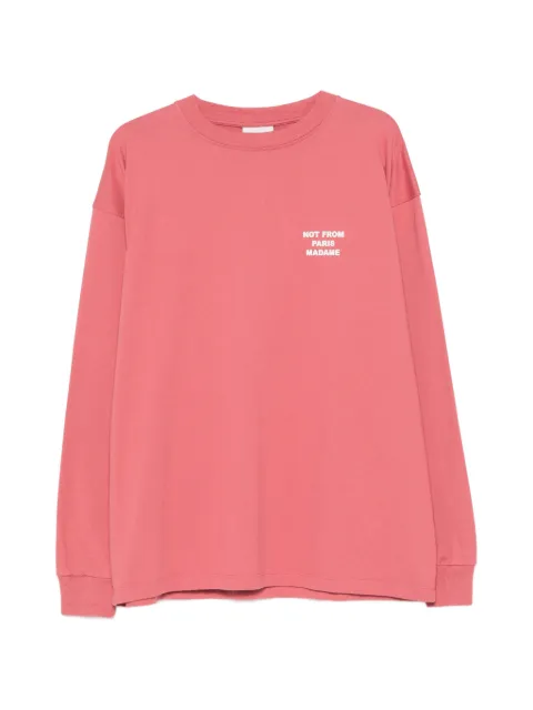 Drôle De Monsieur long-sleeves T-shirt Pink LTS286CO248