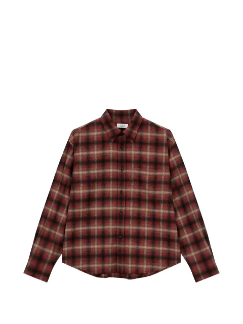 TOMBOY check-pattern long-sleeve shirt Red 9156321836