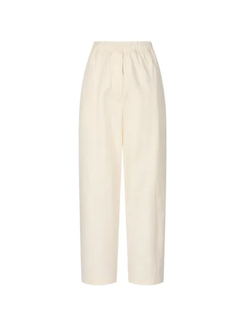 TOMBOY elasticated-waist cotton-twill tapered trousers Neutrals 9106231224