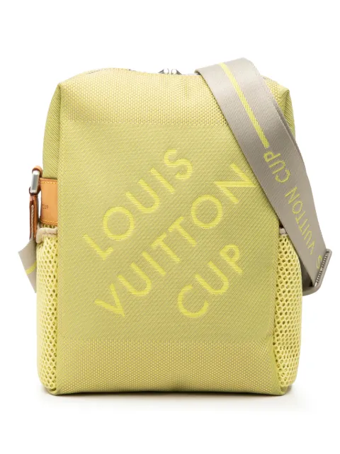 Louis Vuitton Pre-Owned 2002 Damier Geant LV Cup Weatherly crossbody bag Green DXWCULZQVTVJUFNR