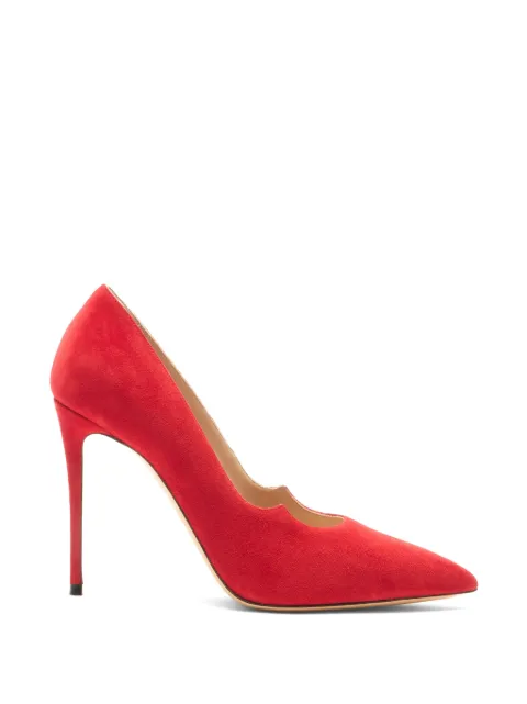 Casadei Cats suede pumps Red 1F064C1001CAMOS