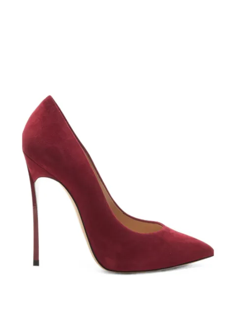 Casadei Blade suede pumps Red 1F916W120TCAMOS