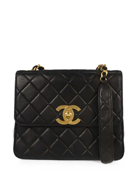 CHANEL Pre-Owned 1995 CC-turn-lock-fastening shoulder bag Black 196785