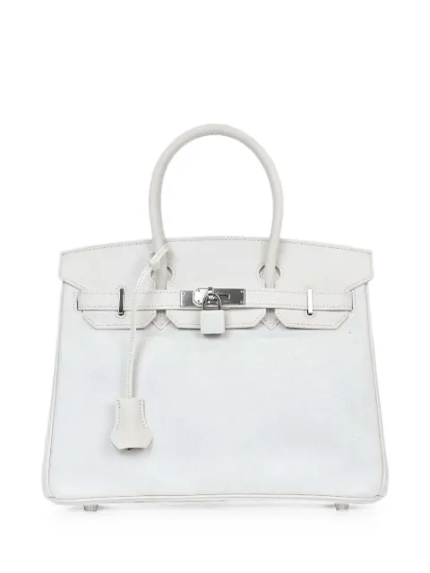 Hermès Pre-Owned 2009 Birkin tote bag White 196758