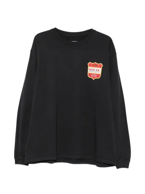 RHUDE graphic-print long-sleeve T-shirt Black RHPF26TT15012