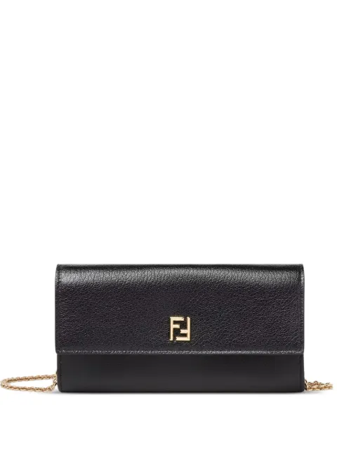 FENDI FF Continental with chain Black 8M0587B08E